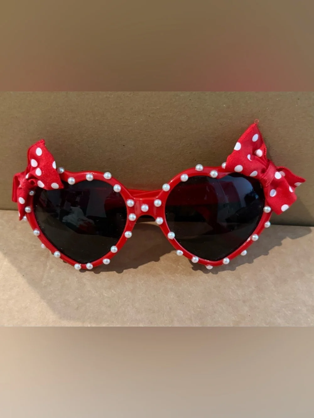 Minnie Mouse Heart Sunglasses